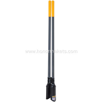 Fiberglass Handle Post Hole Digger with Ruler and Cushion Grips